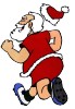 Santa Running
